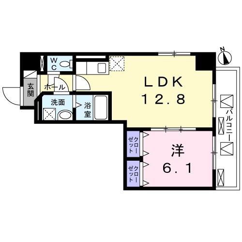 エトワール 501号室 間取り