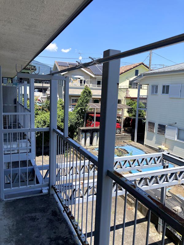 村上コーポ ベランダ