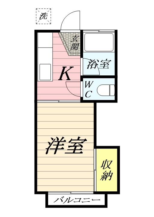 サニーヒル2 201号室 間取り