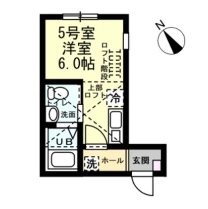 IQテラス横浜戸塚 105号室 間取り