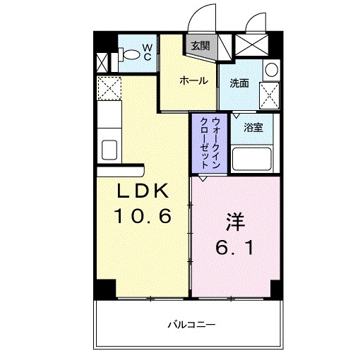 コンフォーティア東戸塚 102号室 間取り