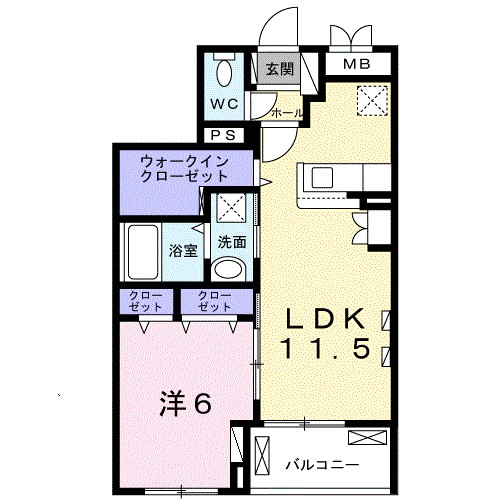 サンテラノ湘南 302号室 間取り