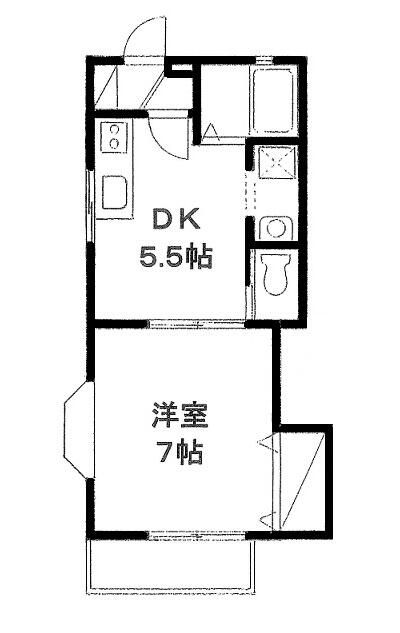 ロイヤル・ナカムラⅡ 202号室 間取り