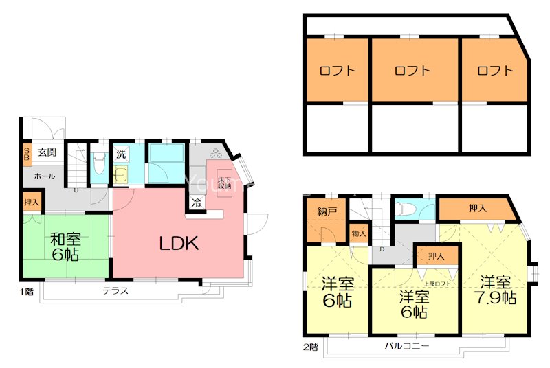 緑町戸建 間取り