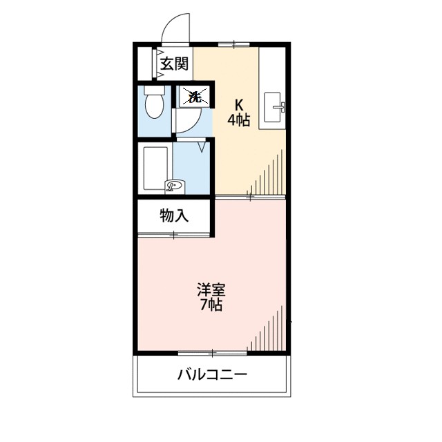 エリール戸塚 110号室 間取り