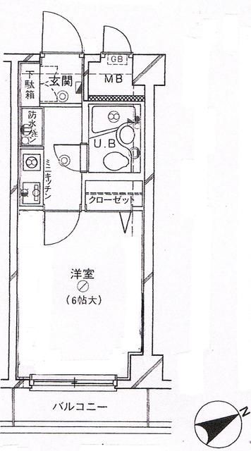 朝日プラザ戸塚アネックス 307号室 間取り
