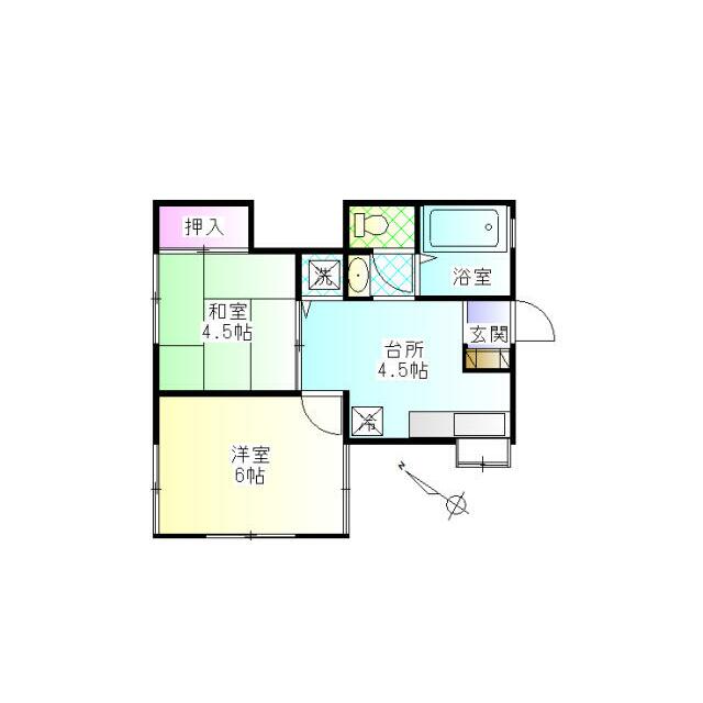 サニーテラス・イシイ 101号室 間取り