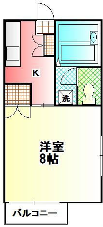 ミキハウス6 101号室 間取り