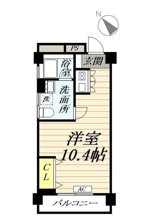 江ノ島シーサイドマンション 401号室 間取り