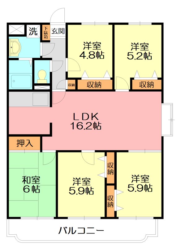 ル　ピリエ 209号室 間取り