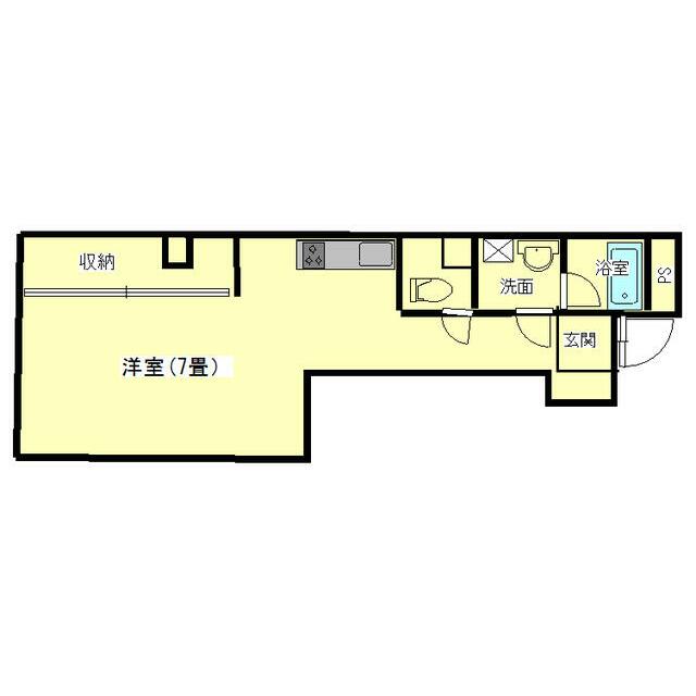エスポワールⅡ 206号室 間取り