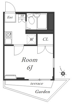 湘南テラス藤沢 104号室 間取り
