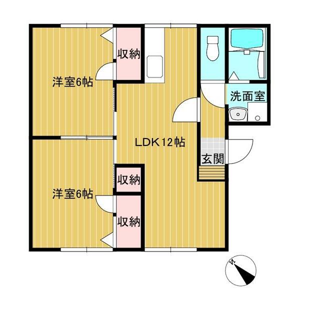 コーポリッチモンド 101号室 間取り