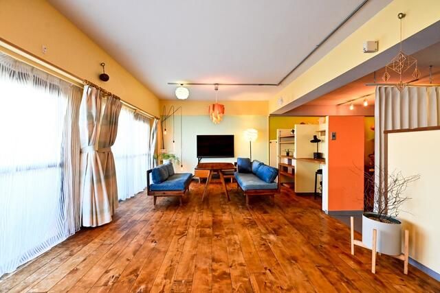 湘南グリーンハイツ１号棟 リビング