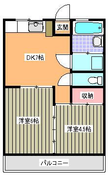 石田ハイツ 間取り