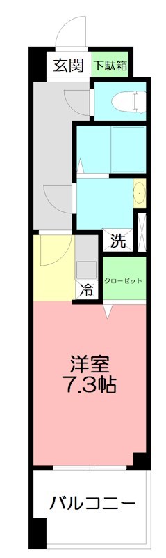 宮本ビル 406号室 間取り