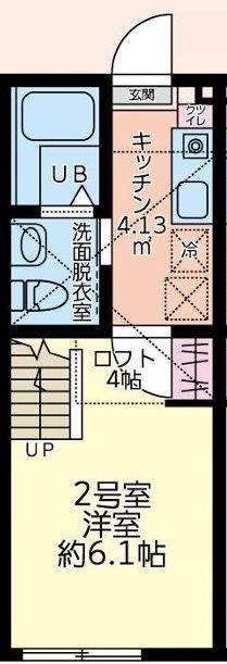 メゾンマグノリア 102号室 間取り