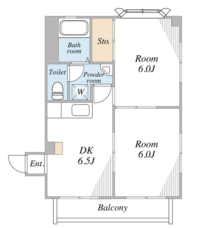 アクティブ88 303号室 間取り