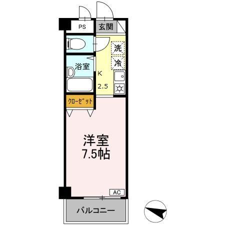 湘南absⅠ 303号室 間取り