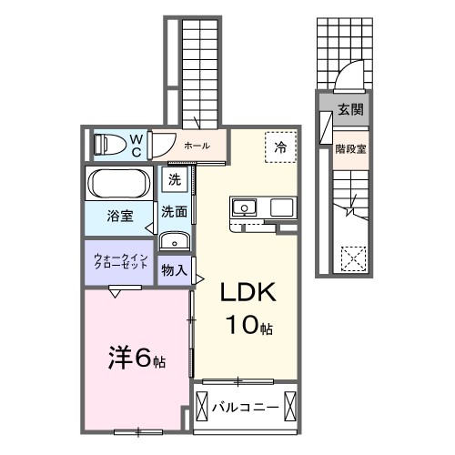 サンフィールド　ガーデン 202号室 間取り