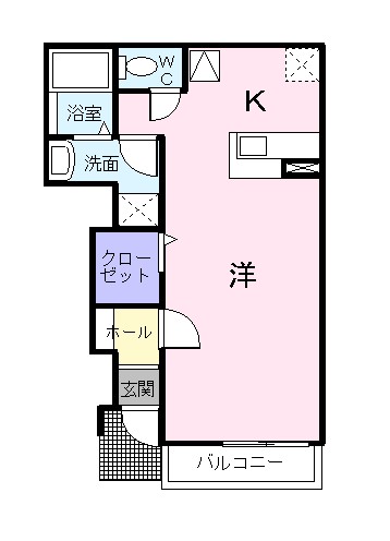 ポロニア弐番館 103号室 間取り