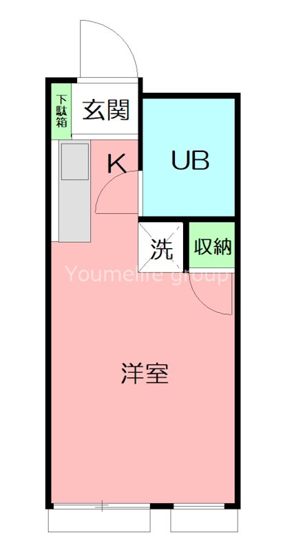 CASAスギザキ 203号室 間取り