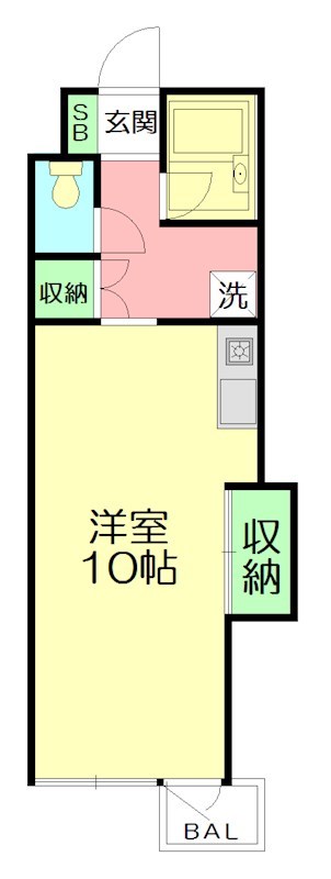 FORZA　Ｃ棟 103号室 間取り