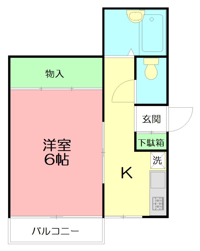 ＫＳハイムＣ 203号室 間取り