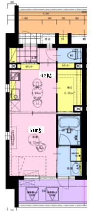 エクセラ鎌倉植木 310号室 間取り