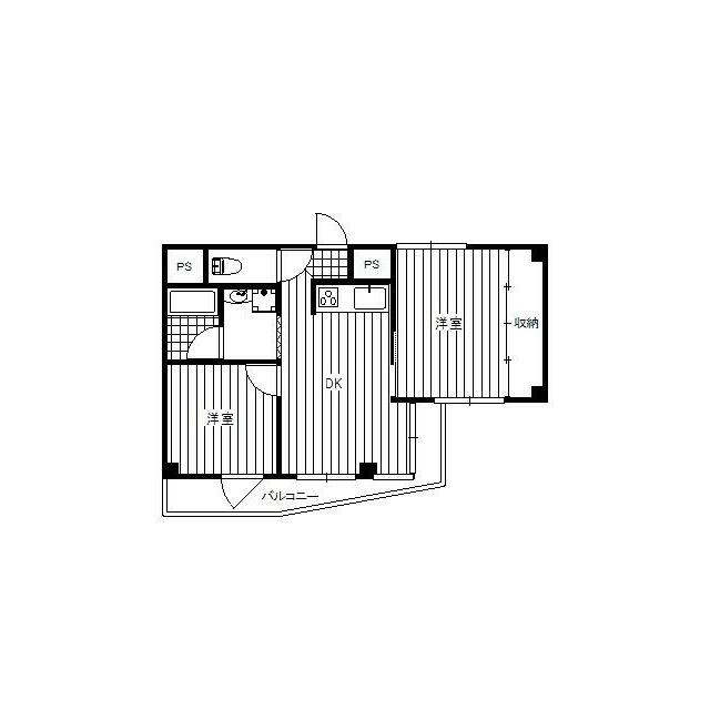 エンブレム平塚 201号室 間取り