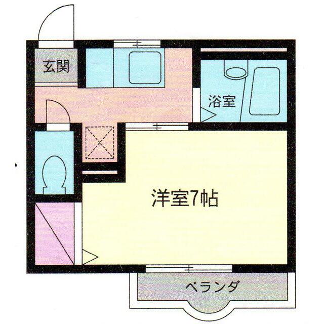 ラポール・アイⅠ 102号室 間取り