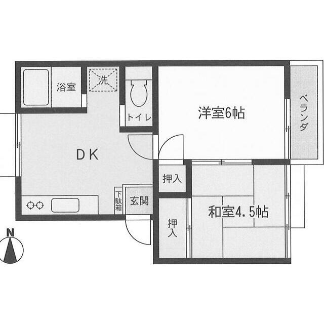 ぱでぃＨＯＵＳＥ 203号室 間取り