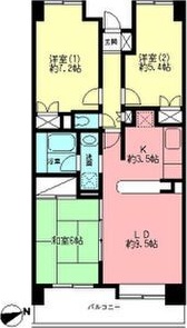 リューデスハイム 402号室 間取り