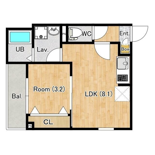 （仮称）ジーメゾン平塚幸町 0102号室 間取り