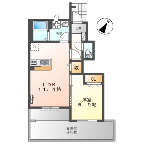 アモーレ　シンフォニア 間取り