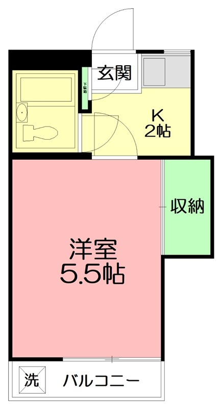 ＭＴ本厚木 203号室 間取り