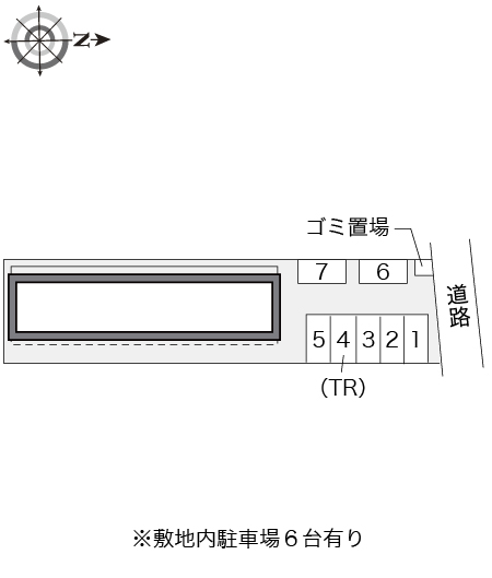 レオパレスＯ・Ｚー１ 駐車場