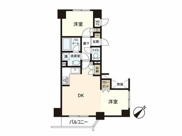 クリオ戸塚五番館 504号室 間取り
