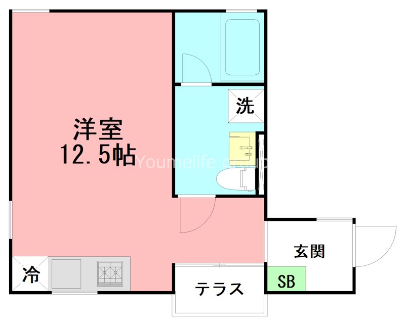 NAGISA 101号室 間取り