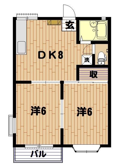 マイソフィアpart1 203号室 間取り