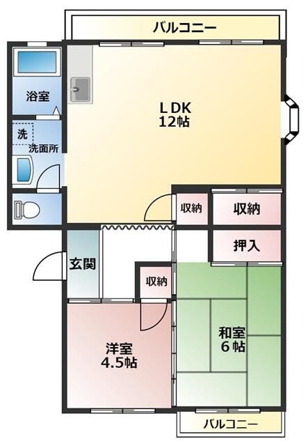 ハイツメヤー 207号室 間取り