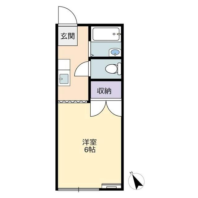 コーポラブリーＣ 203号室 間取り