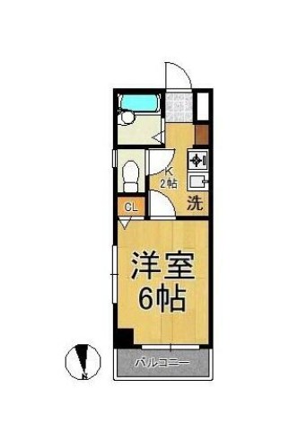 ＥＭＰＲＥＳＳ 408号室 間取り