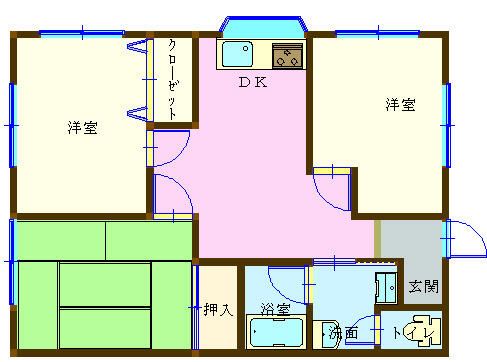 そのいけ植田 202号室 間取り