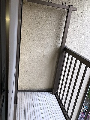 達上ケ丘ハイツ ベランダ