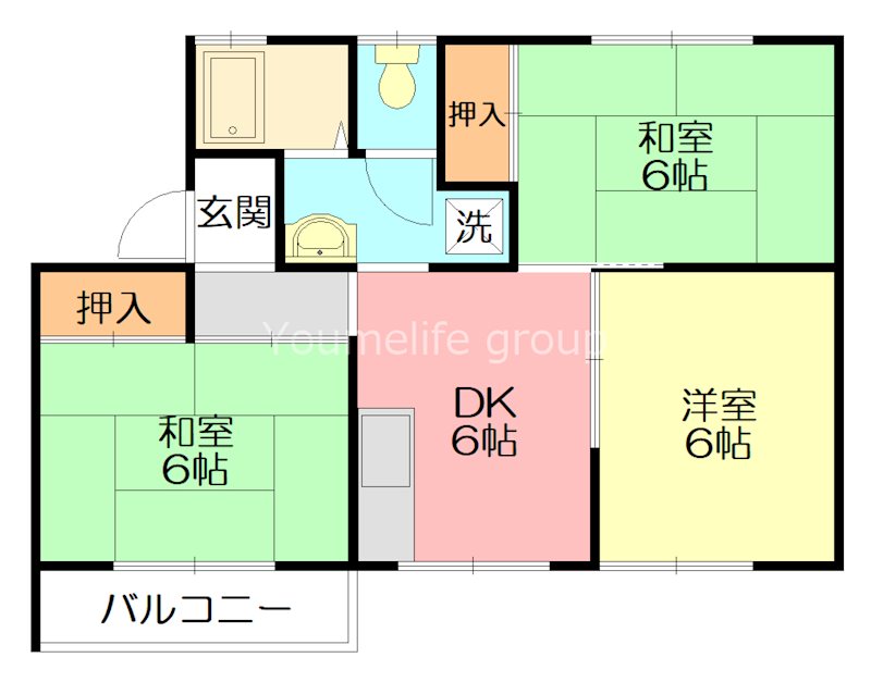 コーポエイトA 202号室 間取り