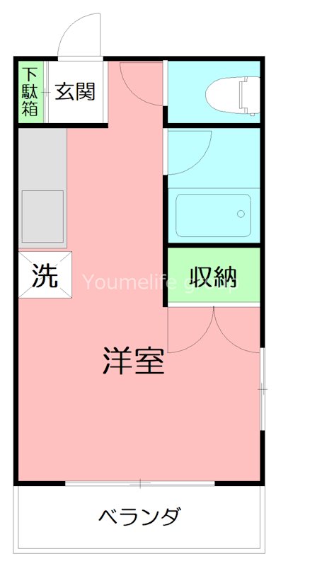 ｂʼＣＡＳＡ小田原ｒｅ&minus;ｂｏｒｎ 207号室 間取り