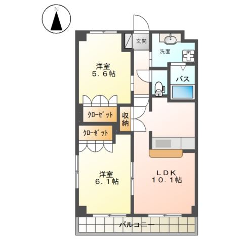 プラザ・シフォレⅠ 間取り