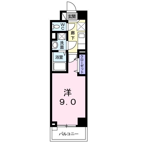 ブライトハーモニー 202号室 間取り