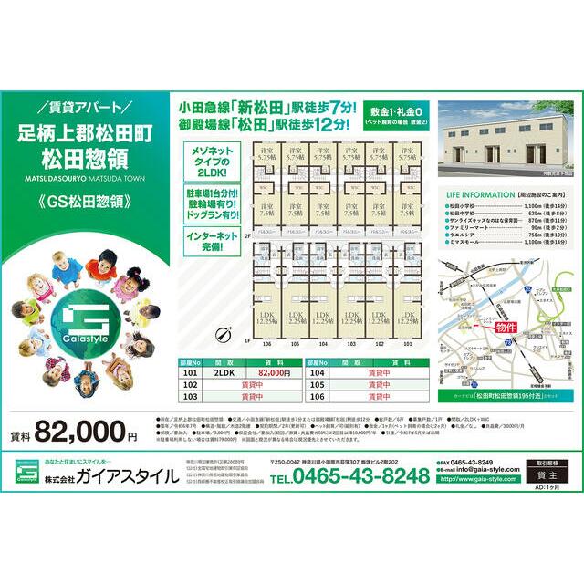 ＧＳ松田惣領 ベランダ